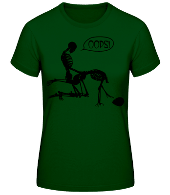 Skeletons Having Sex - Women's B&C T-Shirt - Bottle green - Front