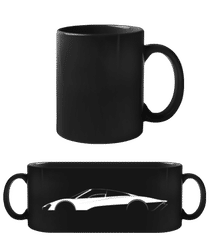 'McLaren Speedtail' Silhouette · Schwarze Tasse