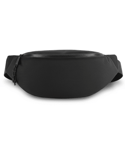 BagBase Bum Bag - Black - Front