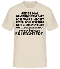 Nicht Gesellschaftsfähig · Männer Basic T-Shirt