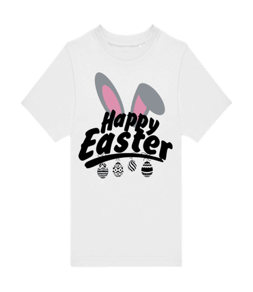 Aperçu: Happy Easter Logo - T-shirt homme B&C - Blanc - Devant