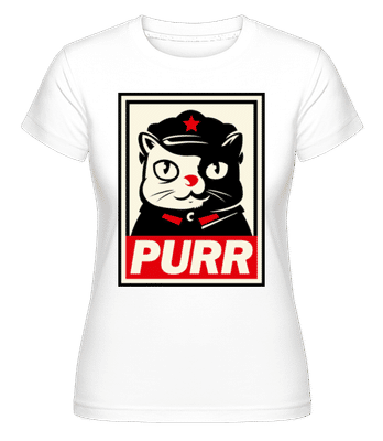 Purr -  T-shirt Shirtinator femme - Blanc - Devant
