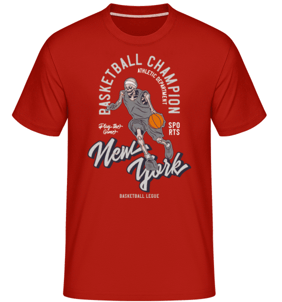 Aperçu: Basketball Champion -  T-Shirt Shirtinator homme - Rouge - Devant