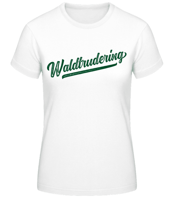 Vorschau: Waldtrudering Swoosh - Frauen Basic T-Shirt - Weiß - Vorne
