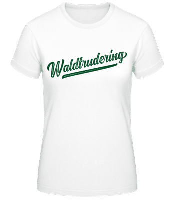 Waldtrudering Swoosh - Frauen Basic T-Shirt - Weiß - Vorne