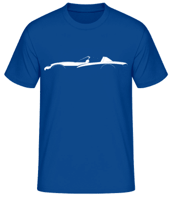 'Dodge Viper SR I' Silhouette - Männer Basic T-Shirt - Royalblau - Vorne