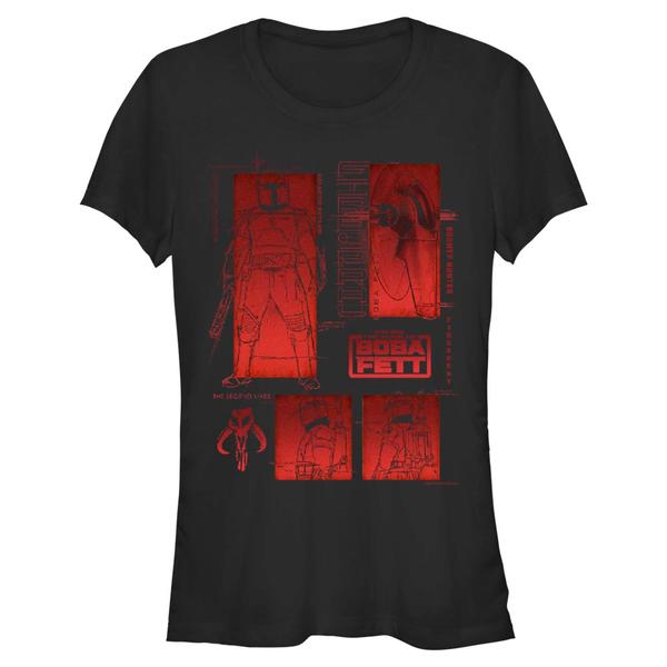 Star Wars - Book of Boba Fett - Boba Fett Living Legend - Femme T-shirt - Noir - Devant