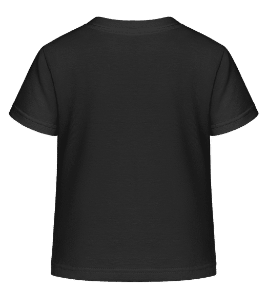 Doux Ours Polaire - T-shirt shirtinator Enfant - Noir - Derrière