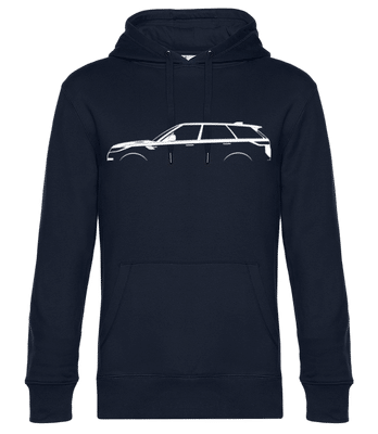 'Range Rover Sport (2022)' Silhouette - Sweat à capuche standard homme - Bleu marine - Devant