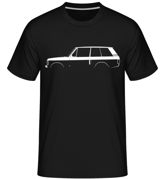 Aperçu: 'Range Rover (1970)' Silhouette -  T-Shirt Shirtinator homme - Noir - Devant