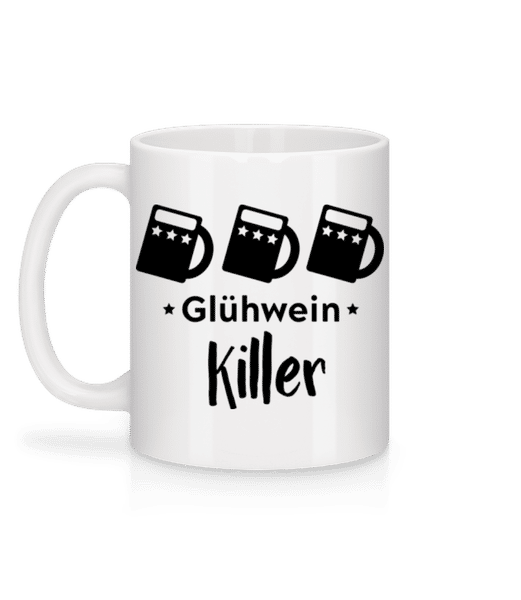 Vorschau: Glühwein Killer - Tasse - Weiß - Hinten