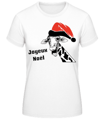 Joyeux Noël - T-shirt standard Femme - Blanc - Devant
