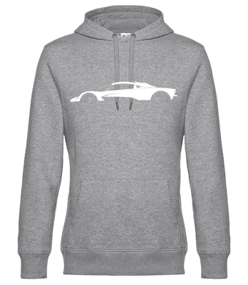 'Aston Martin Valhalla' Silhouette - Men’s Standard Hoodie - Heather grey - Front