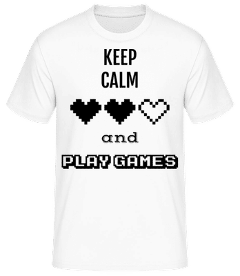 Play Games - T-shirt standard Homme - Blanc - Devant