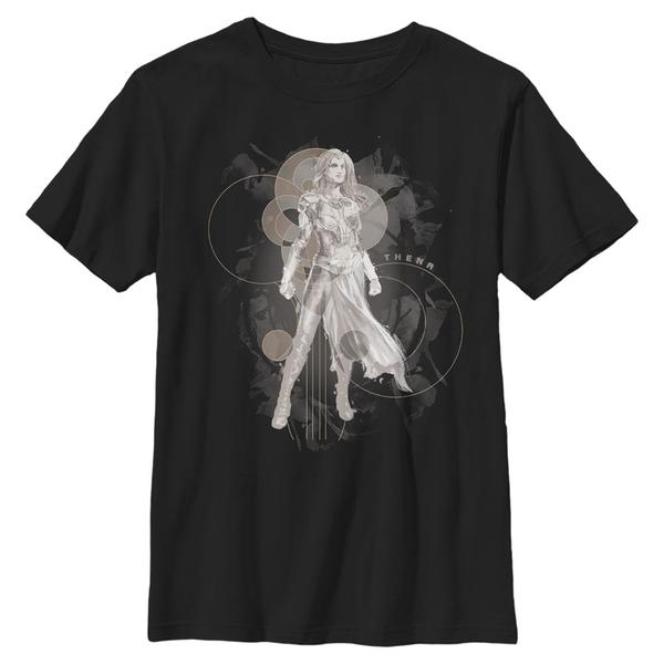 Aperçu: Marvel - Eternals - Thena Hero - Enfant T-shirt - Noir - Devant