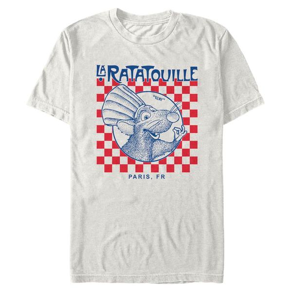 Preview: Pixar - Ratatouille - Remy Delivery Box - Men's T-Shirt - Cream - Front