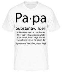 Papa Wörterbuch · Männer Basic T-Shirt