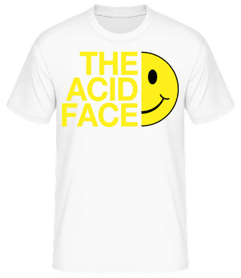 The Acid Face - Men's B&C T-Shirt - White - Front