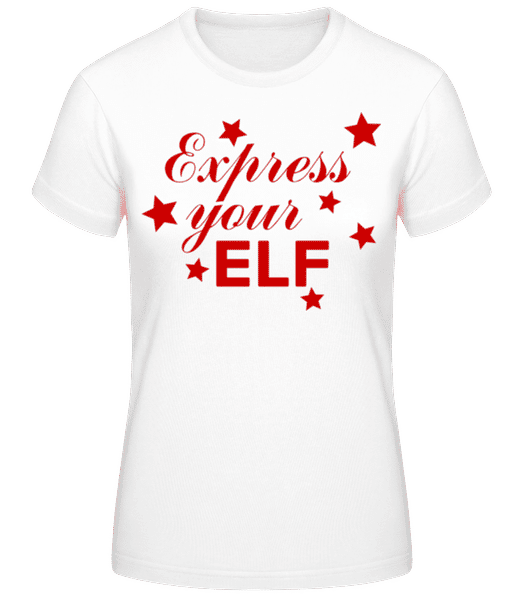 Aperçu: Express Your Elf - T-shirt standard Femme - Blanc - Devant