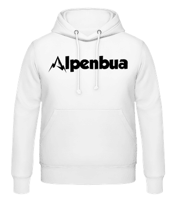 Alpenbua - Männer Hoodie - Weiß - Vorne