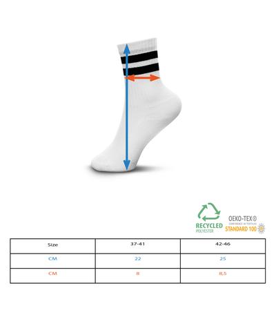 Tennissocken - Größentabelle