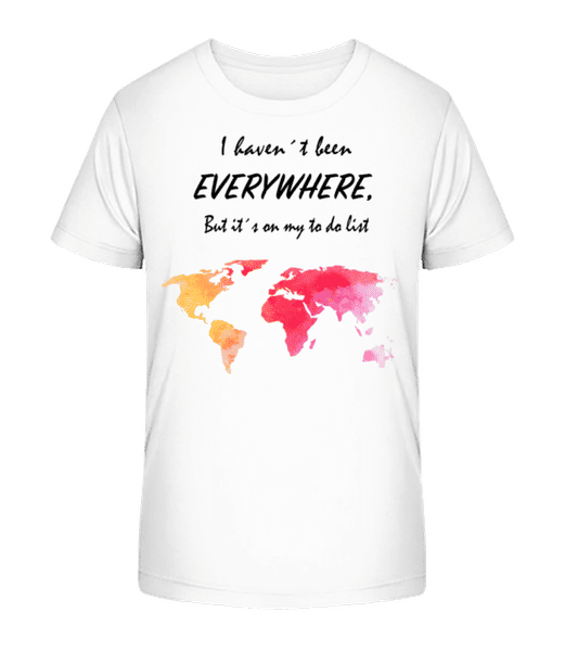 Aperçu: I Havent Been Everywhere - T-shirt bio Enfant Stanley Stella 2.0 - Blanc - Devant