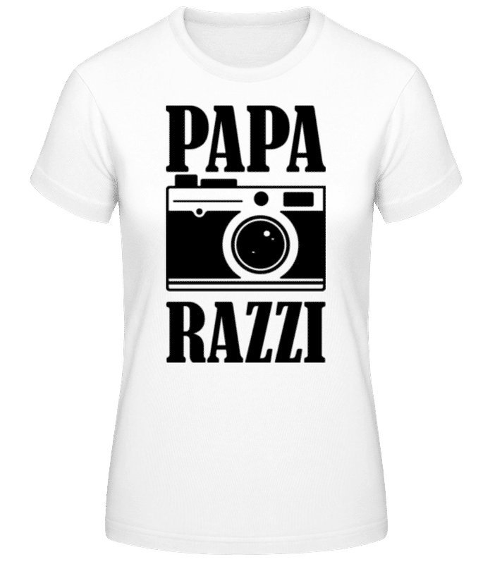 Vorschau: Papa Razzi - Frauen T-Shirt B&C - Weiß - Vorne