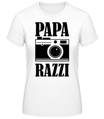 Papa Razzi - Frauen T-Shirt B&C - Weiß - Vorne