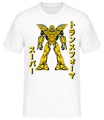 Super Transformer - Pánske basic tričko - Biela - Predné