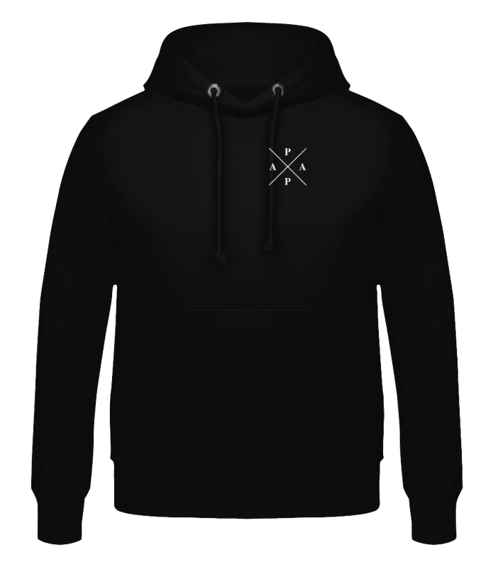 Vorschau: Papa Est. Vatertag Geschenk - Männer Hoodie - Schwarz - Vorne