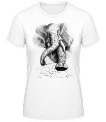 Éléphant en colère · T-shirt standard Femme