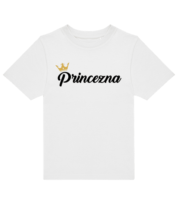 Náhled: Princezna - Dětské tričko B&C - Bílá - Napřed