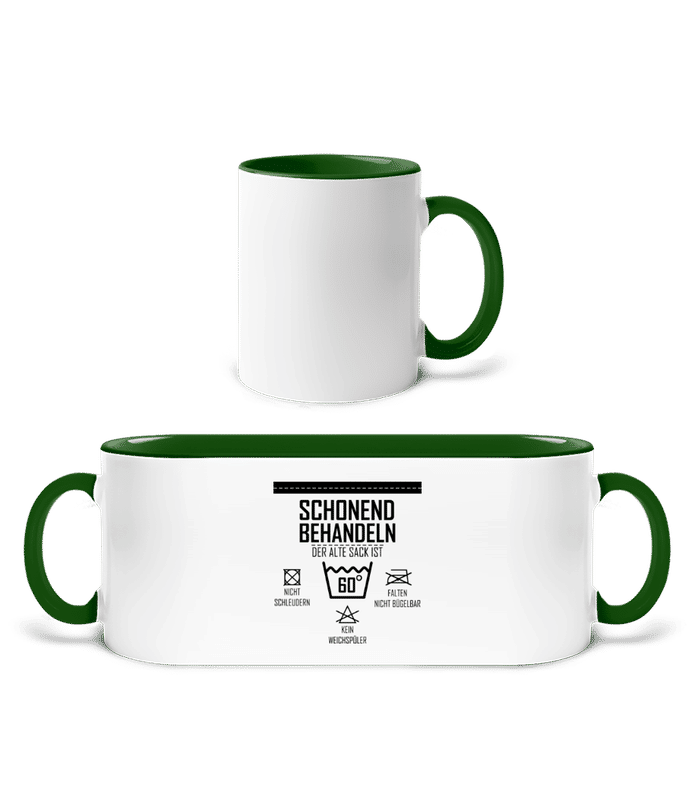 Weiß / Flaschengrün