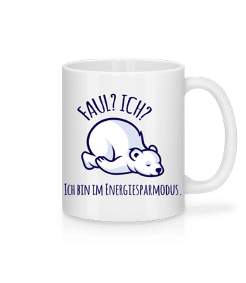 Ich Bin Im Energiesparmodus - Tasse - Weiß - Vorne