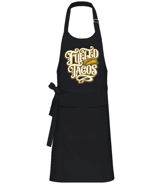 Fueled Tacos - Tablier professionnel - Noir - Devant
