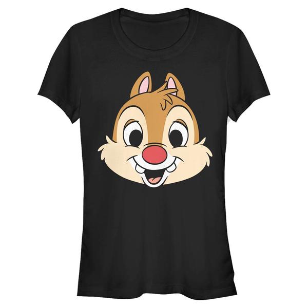 Aperçu: Disney Classics - Mickey Mouse - Dale Big Face - Femme T-shirt - Noir - Devant