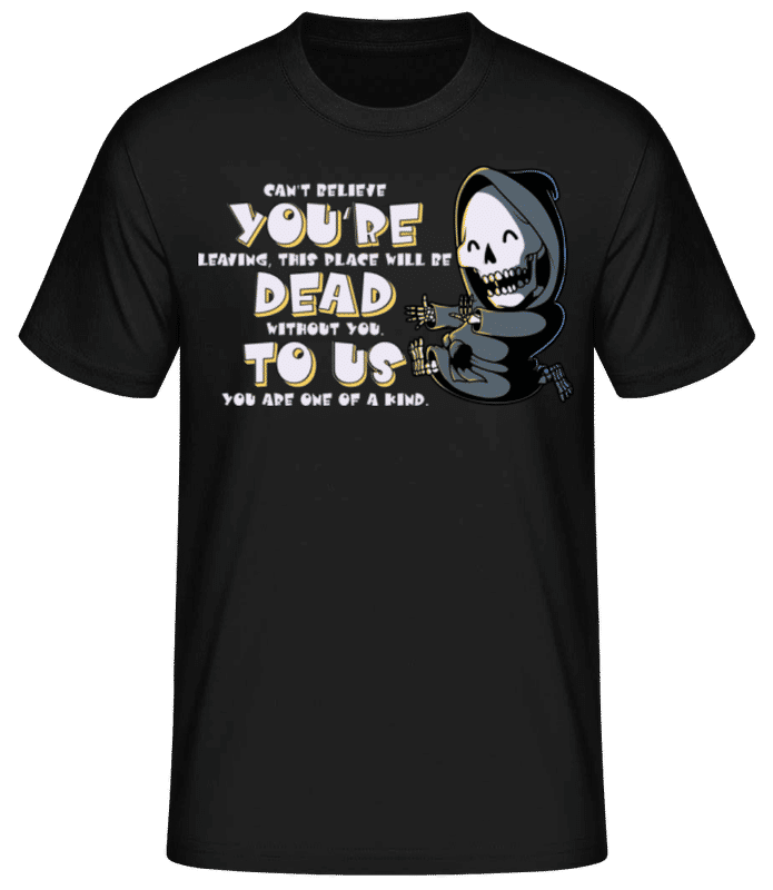 Vista previa: Dead To Us - Camiseta básica para hombre - Negro - delante