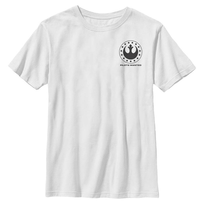 Aperçu: Star Wars - Squadrons - Logo Rebel - Enfant T-shirt - Blanc - Devant