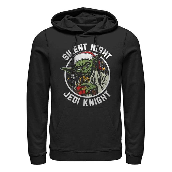 Aperçu: Star Wars - Yoda Jedi Knight - Christmas - Unisex Sweat à capuche - Noir - Devant