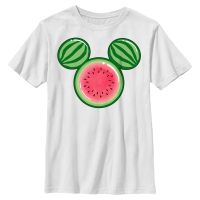 Disney - Mickey Mouse - Mickey Watermelon Ears - Kids T-Shirt - White - Front