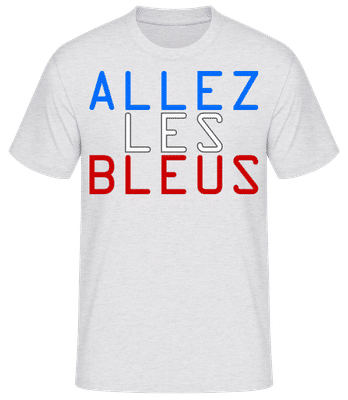 Allez Les Bleus - Men's Basic T-Shirt - Heather grey - Front