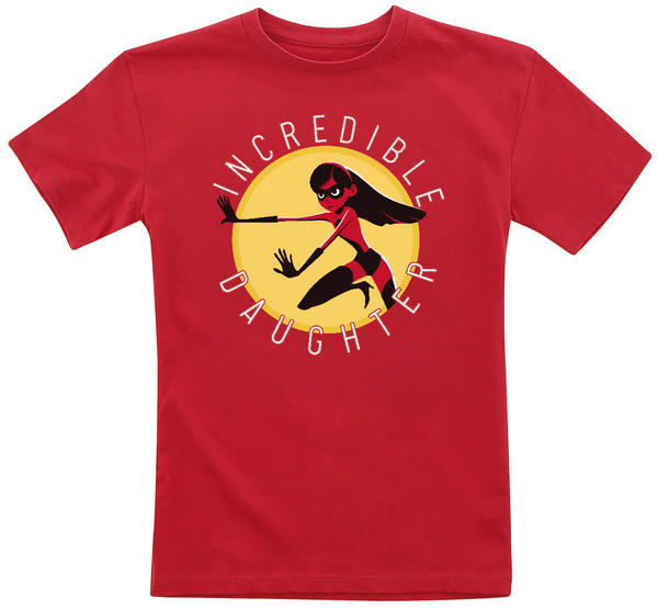 Aperçu: Pixar - Les Indestructibles - Violet Incredible Daughter Circle - Enfant T-shirt - Rouge - Devant Aperçu: Pixar - Les Indestructibles - Violet Incredible Daughter Circle - Enfant T-shirt - Rouge - Devant