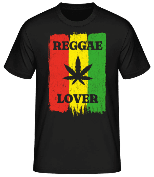Aperçu: Reggae Lover - T-shirt standard Homme - Noir - Devant