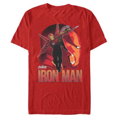 Marvel - Avengers Infinity War - Iron Man Invincible Sil - Men's T-Shirt - Red - Front