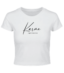 Karma Regelt Das Schon · Crop T-Shirt