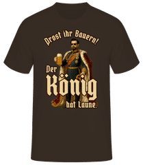 Prost Ihr Bauern Der König Hat Laune · Männer Basic T-Shirt