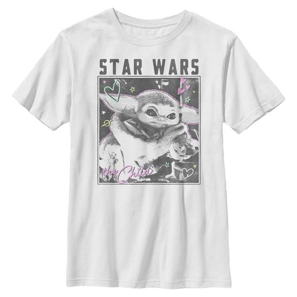 Aperçu: Star Wars - The Mandalorian - The Child Doodle Photo - Enfant T-shirt - Blanc - Devant
