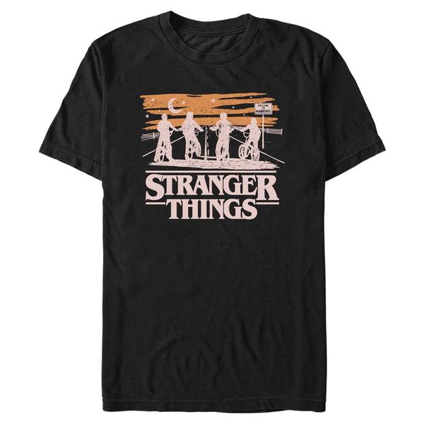 Aperçu: Netflix - Stranger Things - Skupina Jank Drawing - Homme T-shirt - Noir - Devant