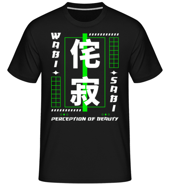 Aperçu: Wabi Sabi -  T-Shirt Shirtinator homme - Noir - Devant