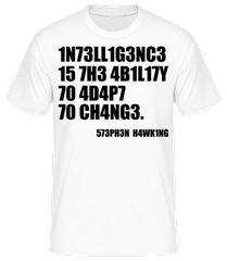 Intelligence Adapt To Changes · T-shirt standard Homme